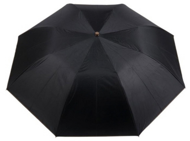 가파치 2단 실버 자동 우산 가벼운 경량 접이식 휴대용 튼튼한 우산