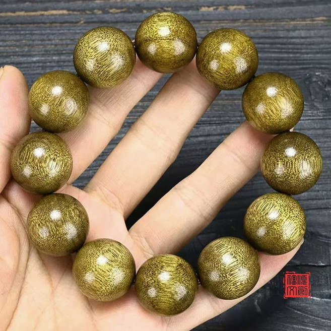 陰沉木金絲楠木佛珠手串, 1個, 金絲楠陰沉木單圈20mm