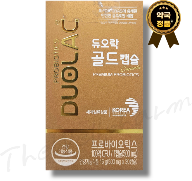 듀오락 골드 캡슐 유산균 프로바이오틱스, 1개, 30정