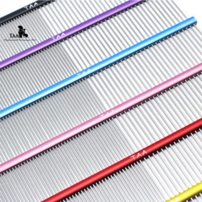 타콤 TAA콤 강아지빗 강아지브러쉬 고양이빗 고양이브러쉬 반달콤 비숑빗, 1개, FA-19 골드