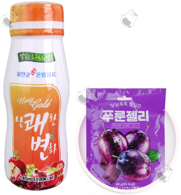 뉴골드 상쾌한변화 145ml + 푸룬큐브젤리, 1개