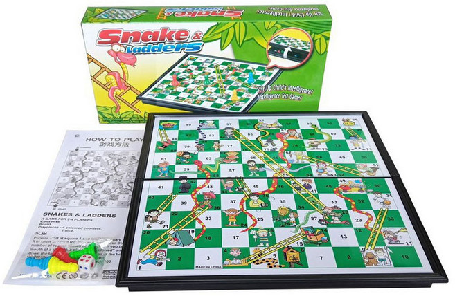 올샵 뱀꼬리 사다리 주사위 보드게임, 소형, 1개