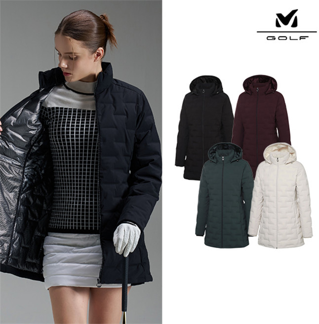 [밀레골프] 튜브 구스다운 스윙 자켓 여성 4컬러 택1