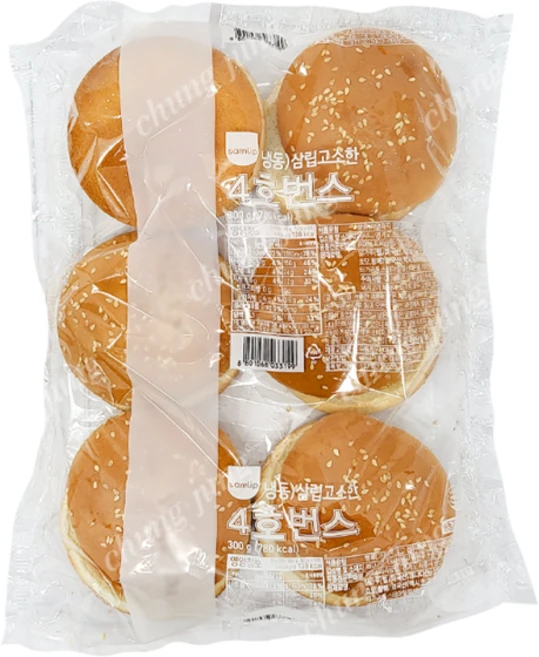 삼립 햄버거용, 300g, 6개 - 쿠팡