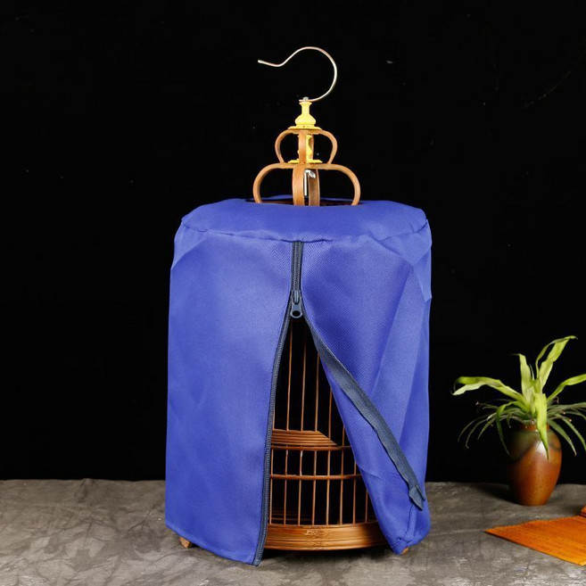 紫竹鳥籠, 1個, 紫竹27圓籠帶配件全佈籠衣