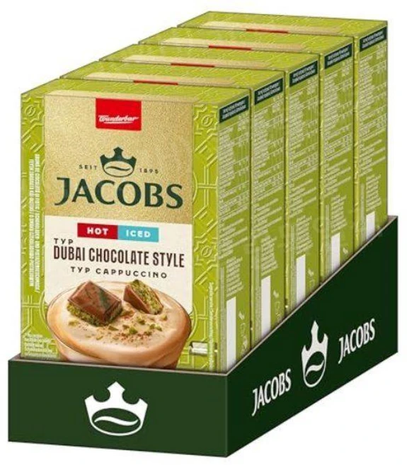 야콥스 카푸치노 두바이 초콜릿 스타일 스틱 40개입 600g enqkdl, 1개 - 쿠팡