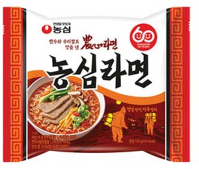 농심 농심라면 124g 1개