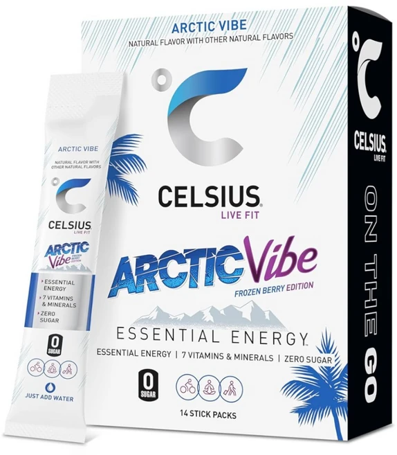 셀시어스 CELSIUS 아틱 바이브 파우더 음료 에너지 드링크 14포 - 쿠팡