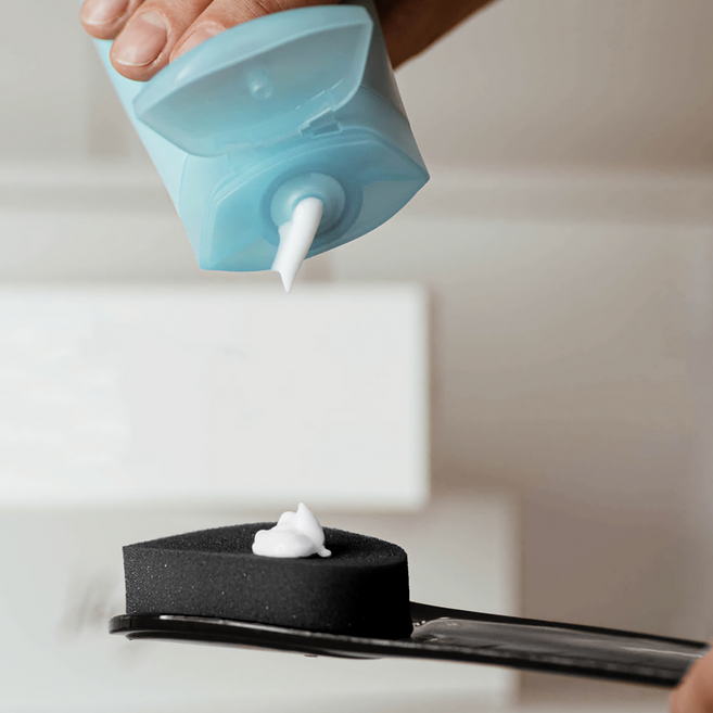 등바르개 태닝오일 약바르기 등 혼자 바르기 바르는 바디로션 등로션 등에 도구 기구, 1개, 검은색