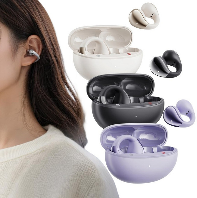 QCY 멜로버즈 프로 QT33 무선 이어폰 블루투스, 퍼플