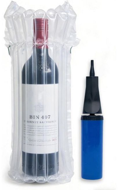 와인 병 여행 보호 가방 10팩 몽키노 풍선 버블 쿠션 랩 수하물 포함 운송 시 유리병 안전 펌프 공기 충전 포장 슬리브