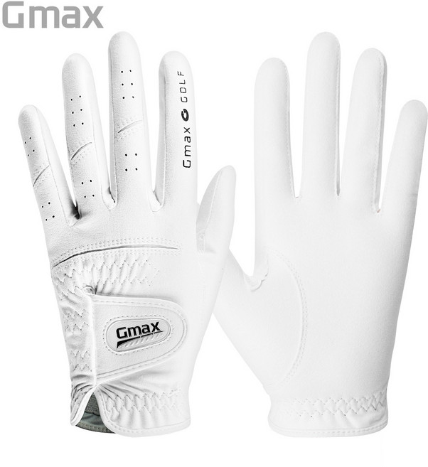 지맥스 프리조이 남성 왼손 골프장갑 우천시 비올때 다한증 논슬립 극세사 통풍 그립감 라이크라 필드용품, 화이트(WHITE), 1개