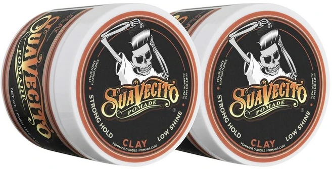 Suavecito Pomade Firme 남성용 클레이 - 강한 고정력 낮은 광택 매트 마감 볼륨과 선명도를 더하기 위한 전문 헤어 스타일링 118.3ml(4온스), 113g, 1 - 쿠팡