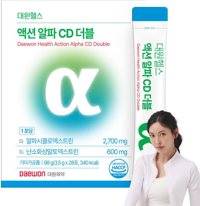 대원제약 대용량 액션 알파 CD 더블 28포 알파시디 식약청인증, 1개, 28회분
