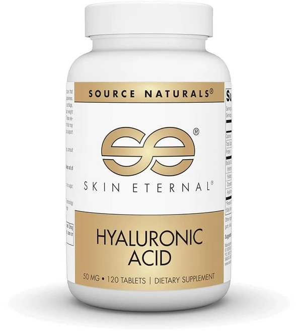 Source Naturals 스킨 이터널(Skin Eternal) 히알루론산 태블릿 120정, Source Naturals 스킨 이터널(Skin Et, 1개 - 쿠팡