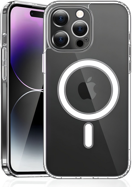 큐빅스 변색방지 맥세이프 호환 실리콘 젤리 휴대폰 케이스