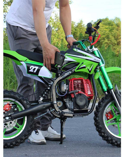 49cc 몽키 바이크 산악 레트로 빈티지 오프로드 루지, 상세페이지 참고, 2행정+작은 바퀴+역방향+전기 시동