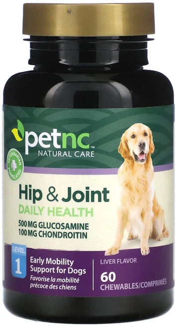 petnc NATURAL CARE 엉덩이 및 관절 1레벨 간 맛 츄어블정 60정, petnc NATURAL CARE 엉덩이 ..., 1개 - 쿠팡