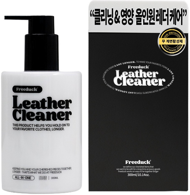 프리덕 올인원 가죽 클리너 보호제 가방 소파, 1개, 300ml