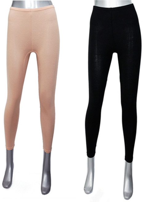 에즈라 2종세트 마이크로모달 스판 9부 여성레깅스 (하의) 레깅스 속바지 내의 HLG2207