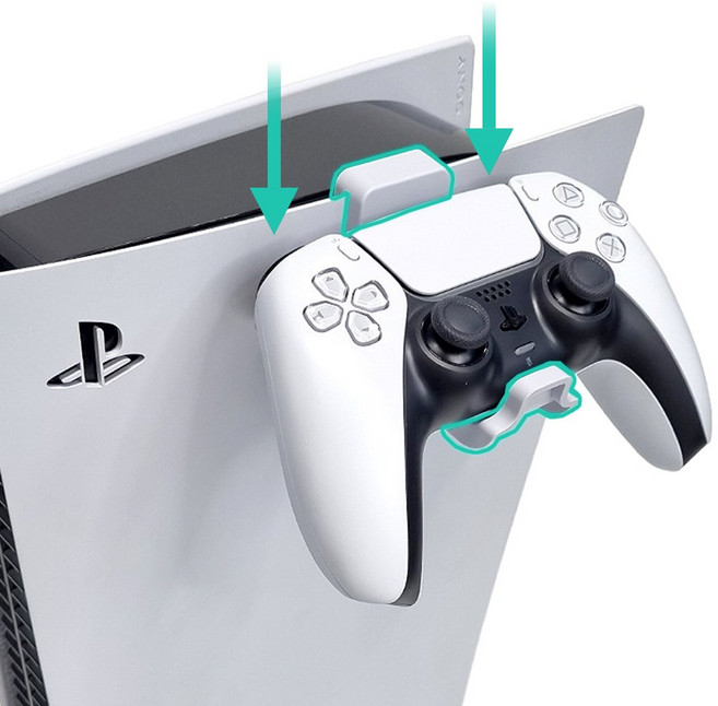 플스5 헤드셋거치대 헤드폰걸이 조이스틱 게임기패드 컨트롤러 거치대, 조이스틱 거치대, 1개