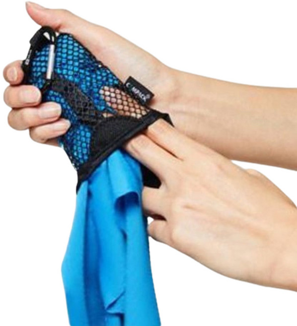 탈착버클 골프타올 일체형 파우치 공주머니 볼주머니, 블랙