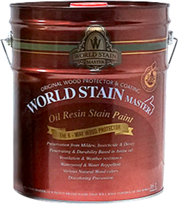 삼화페인트 월드스테인 3.5L 오일스테인/유성/방부목, 올리브그린, 3500ml, 1개