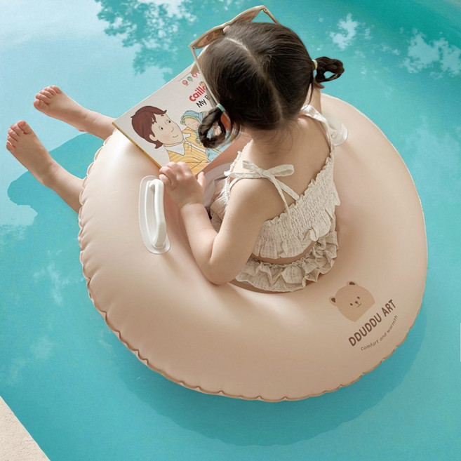 뚜뚜아트 감성 유아 튜브 어린이 보행기 튜브 곰돌이 튜브, 01. 보행기 타입(65cm), 1개