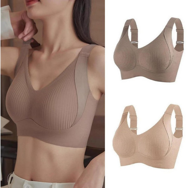 천하오 여성용 가슴작아보이는 심리스 조절형 브라 2P/4P TZ1170