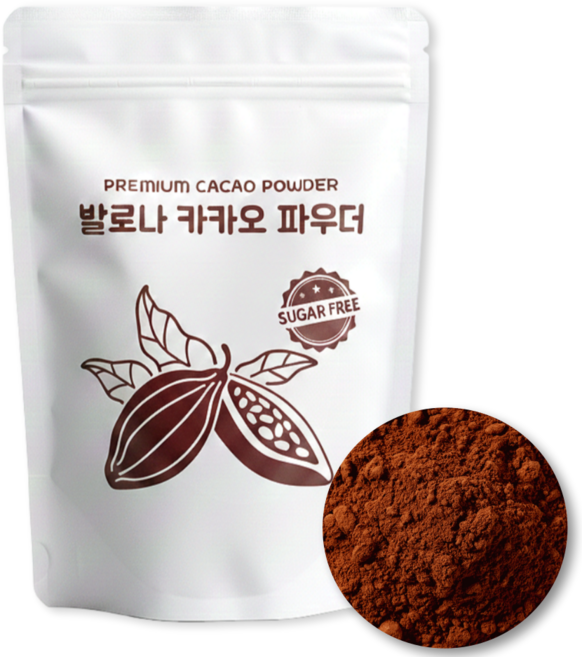 발로나 무가당 코코아파우더 무설탕 카카오파우더, 350g, 1개, 1개입