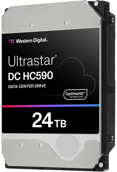 WD 웨스턴디지털 Ultrastar 24TB DC HC580 WUH722424ALE6L4 (3.5HDD/ SATA3/ 7200rpm/ 512MB/PMR) 5년 보증, WD Ultrastar 24TB