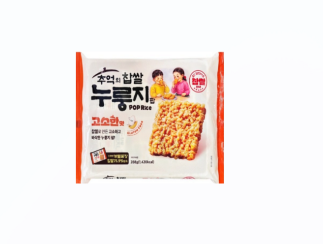 추억의 찹쌀 누룽지팝 누룽지칩 고소한맛 288g(12입) x 2개 / 총 576g(24입), 24개, 24g