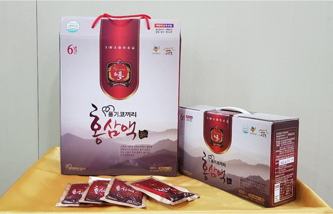 코끼리인삼사 홍삼액 골드(100ml 60포), 1개, 6L