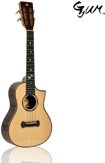 꿈 우쿨렐레 GG TARSTC 테너 올솔리드 스프루스 로즈우드 유광 컷어웨이, 1개