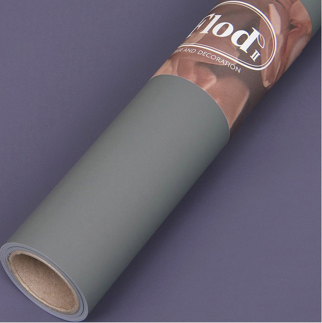 꽃포장지 비닐꽃다발포장지 무광 플로드2 플로드지2 15YD, 66.[양면]머드/펜지보라색, 1개