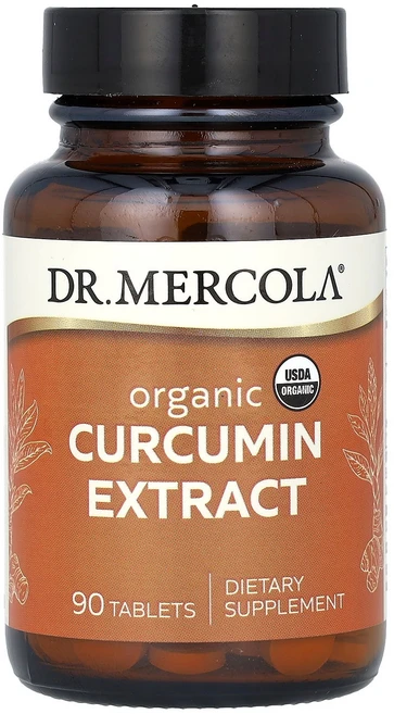 Dr. Mercola 유기농 커큐민 추출물 90정 Mercola (닥터 머콜라), 90 개, 1개 - 쿠팡