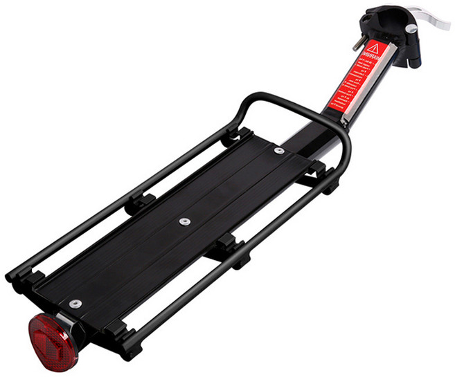 시그니처베이지 싯포스트 장착식 자전거 짐받이 랙 YPZ017, 1개, 블랙