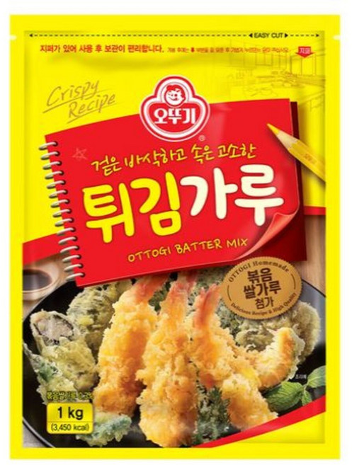 오뚜기 튀김가루, 1kg, 10개