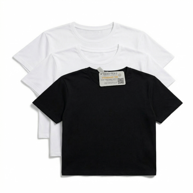 와우코지 남녀공용 무지 면 반팔티 3장 - 30수 순면 라운드넥 단체 교복용 오코텍스 인증