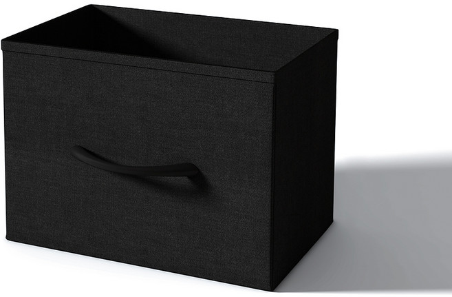 소웰홈 패브릭 다용도 수납함, 1개, 블랙