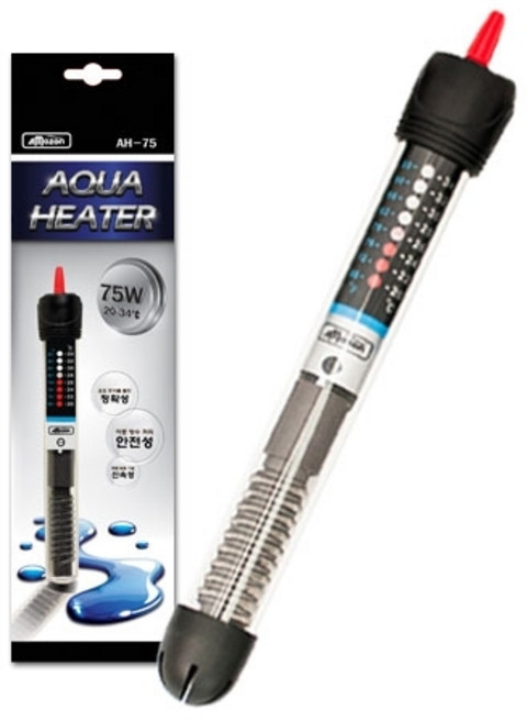 아마존 아쿠아리움 히터 100W AH-100 랜덤 발송, 1개