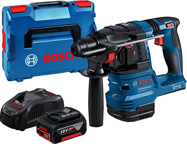 보쉬 함마드릴 GBH 18V-22 충전 해머드릴 18V 5.0Ahx1개 세트, 1개