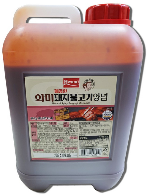 화미 매콤한 돼지불고기양념, 1개, 10kg
