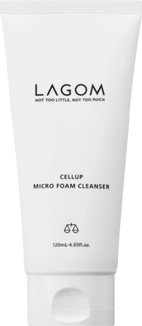 라곰 셀럽 마이크로 폼클렌저 LAGOM CELLUP MICRO FOAM CLEANSER, 120ml, 1개 - 쿠팡