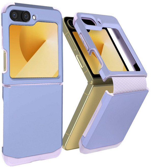 인트그로 플리에 투톤 힌지보호 Z플립 휴대폰 케이스