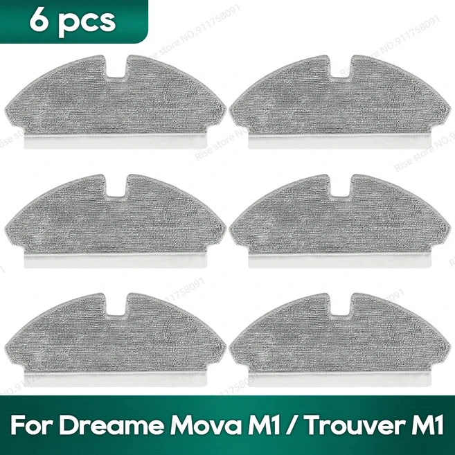 Dreame Mova M1 Trouver 액세서리 헤파 필터 천 사이드 브러시 예비 부품과 호환