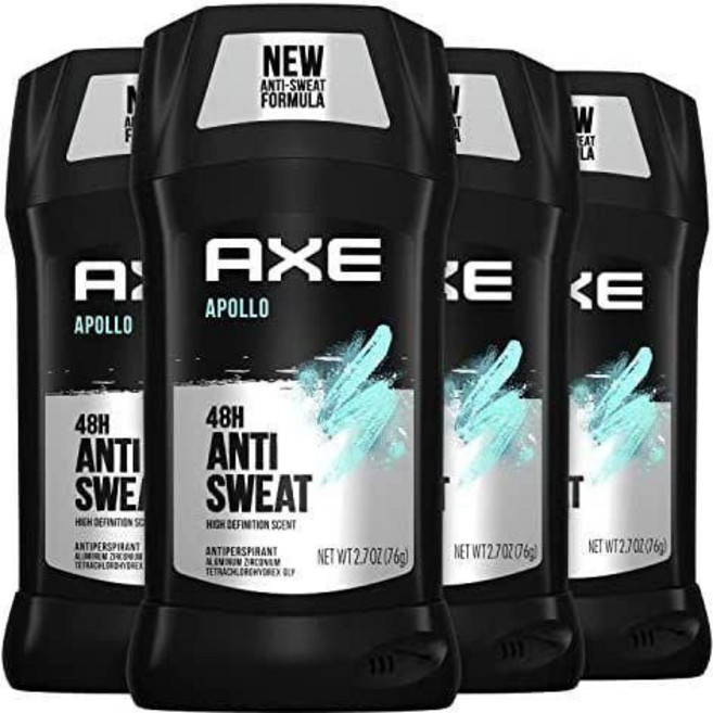 AXE Apollo 남성용 발한 억제제 데오도란트 스틱 S에이지, Body Wash, 76g, 1개