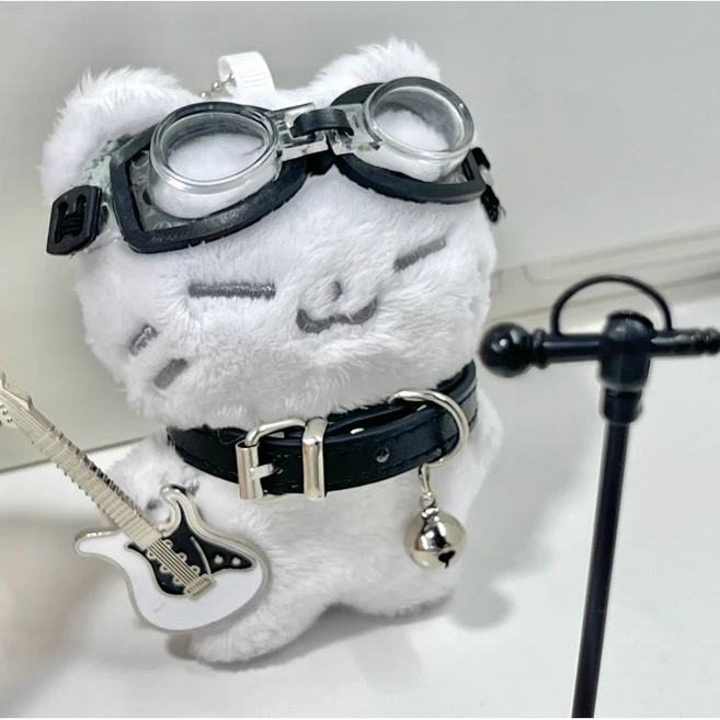 굿즈 호찌 인형 키링 호랑이 봉제, 호찌+목걸이+고글+기타, 1개, 11cm - 쿠팡