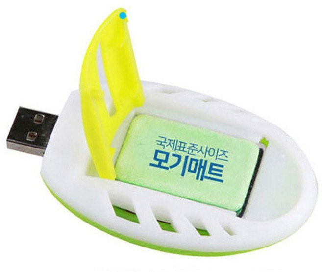 휴대용 USB 훈증기 + 홈매트 리필(30매) 전자모기향, USB훈증기+홈매트리필 30개