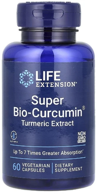 라이프익스텐션 슈퍼 바이오 커큐민 터메릭 추출물 60 베지캡슐, 60정, 2개 - 쿠팡